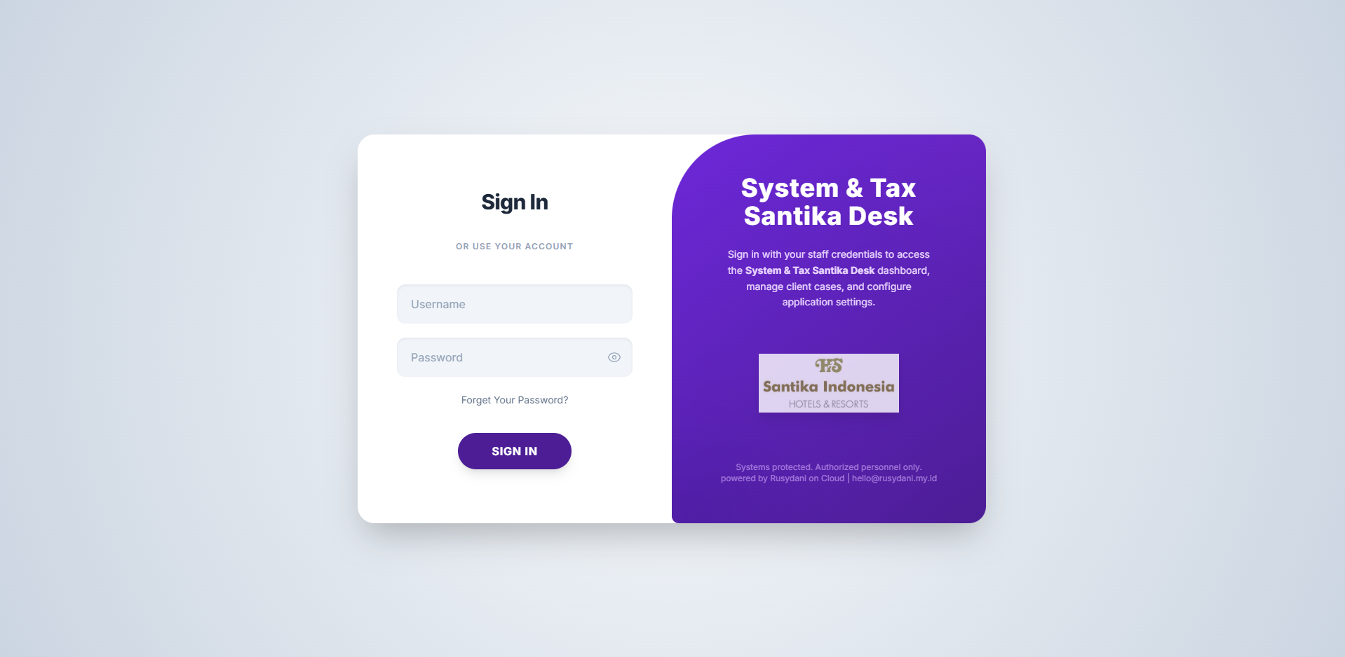 Rusydani on Cloud Ticket Service Desk